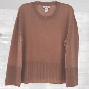 Women’s Cashmere Crewneck Sweater - Beige / Brown / Tan NWOT